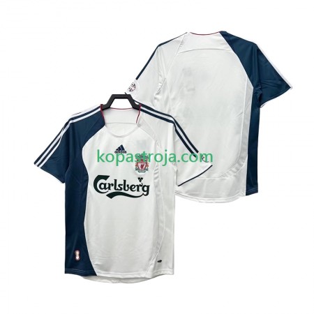 Billiga Fotbollströjor Liverpool 2006 2008 Retro Borta tröja Kortärmad